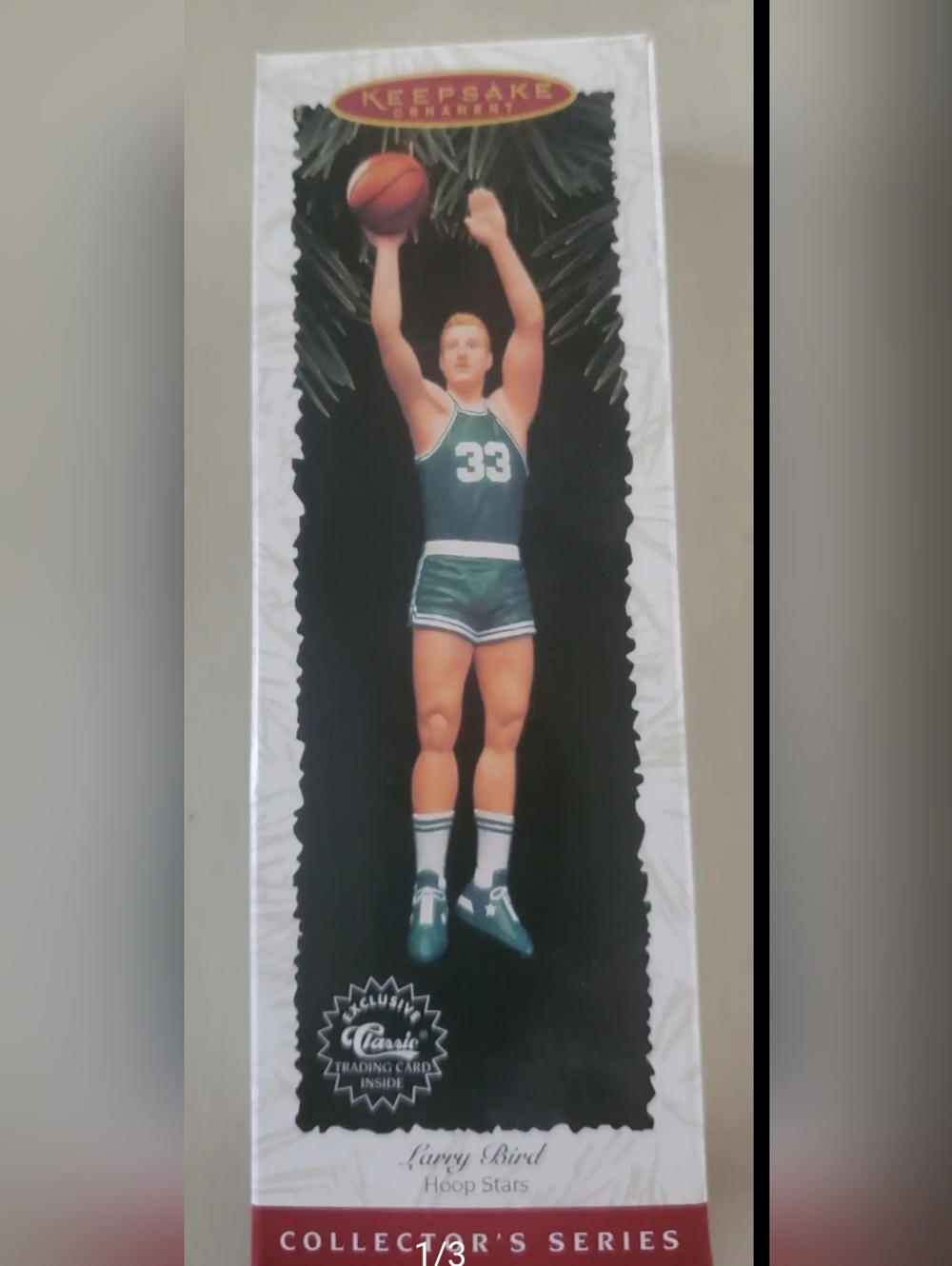 Hallmark - Classic Keepsake Ornament - Collector's Series - NBA - Larry Bird
